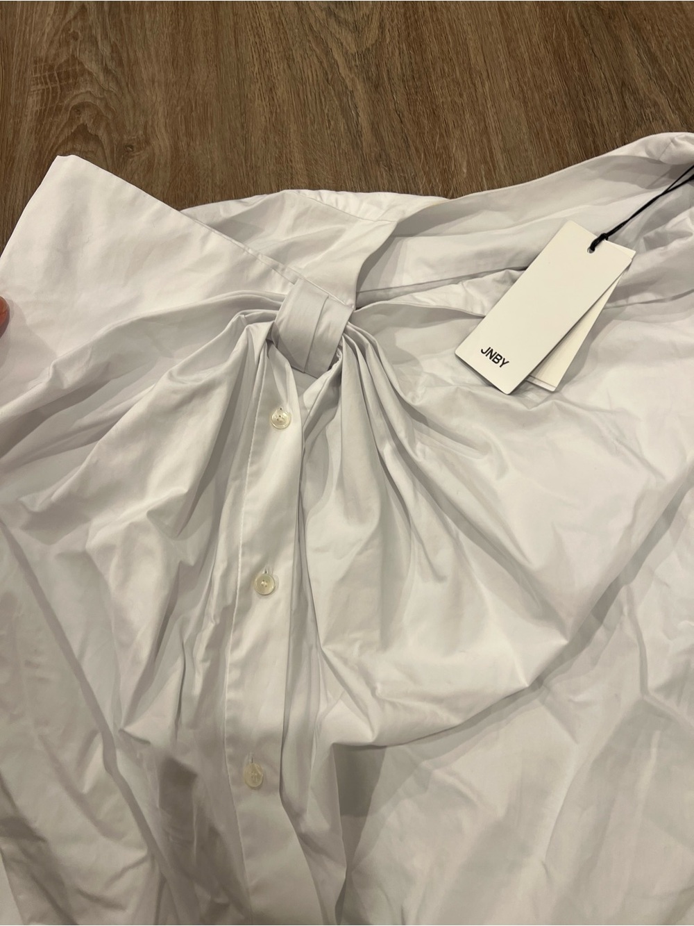 BNWT JNBY Bow Detail long sleeve button down - Picture 7 of 13